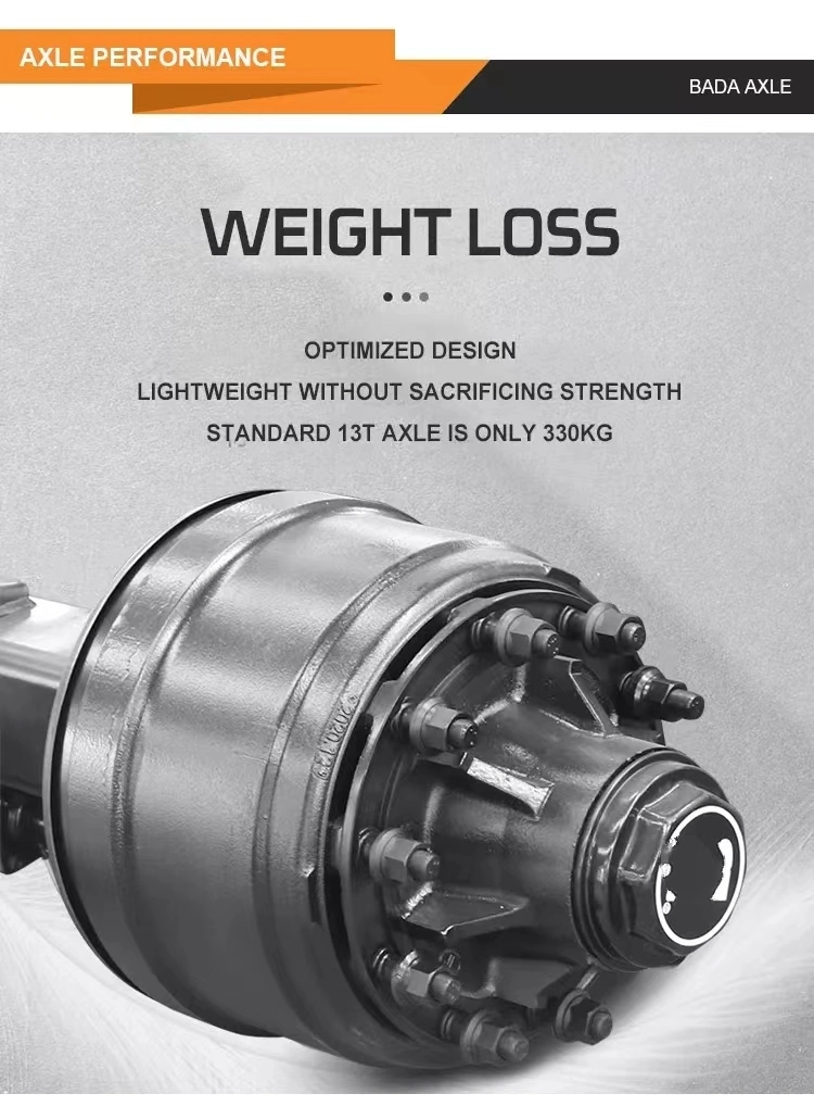 The Manufacturer Sells Well in Southeast Asia 11.5ton Circular Agricultural Vehicle Axle