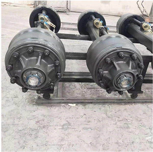 China Trailer Parts Manufacture 12ton German Type Axle for Semi-Trailer