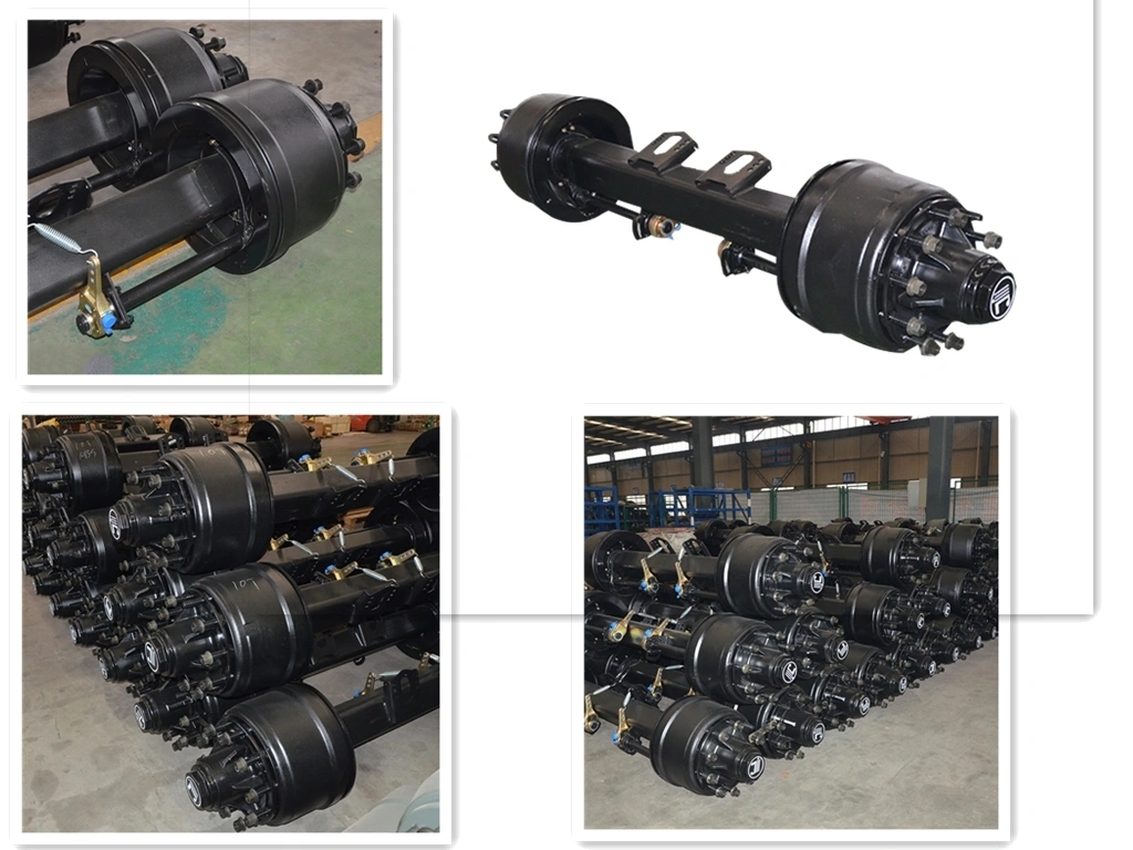 Low Price 12t/16t/18t German Type Semi Trailer Axles for Sale